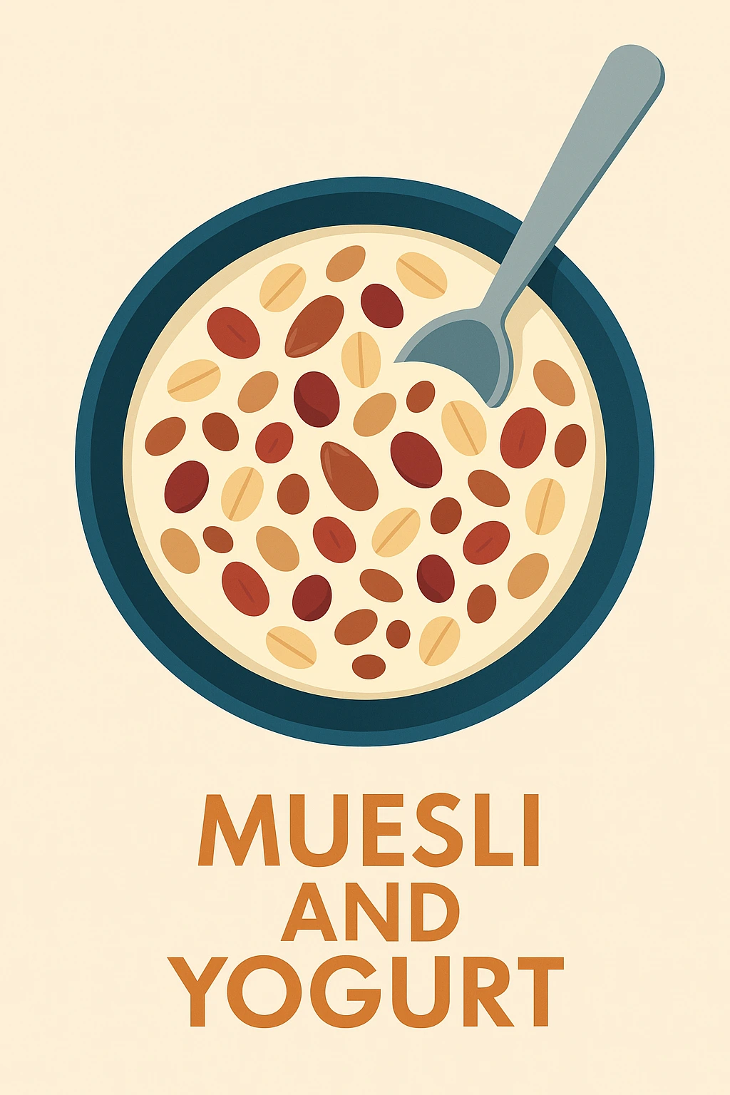 Muesli and yogurt